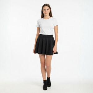 Women's Large Black Mini Skirt